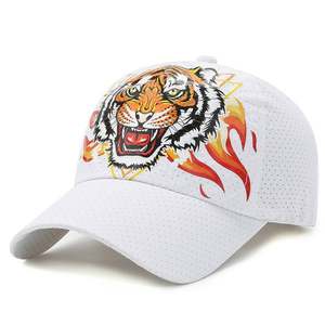 หมวกแก๊ปเบสบอล Gorras ขอบโค้ง5แผงหมวกผ้าฝ้ายปักลายโลโก้ออกแบบได้ตามต้องการ - Product Image 4