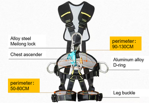Costruzione elettrica in poliestere con cintura di sicurezza ad alta quota - Product Image 4