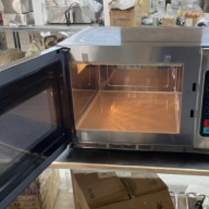 Four à micro-ondes en acier inoxydable 25L 1000W, électrique, commercial, de comptoir, avec capteur de cuisson - Product Image 5