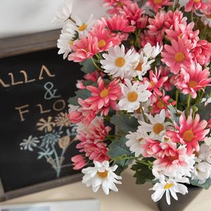 CallaFloral Fleurs Artificielles Rose et Jaune Orange Décoration de Mariage Réutilisable Style Ins Arrangement en Vase - Product Image 2
