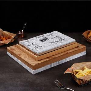 Papel para Envolver Alimentos, Papel Antigrasa para Hamburguesas y Sándwiches, Forros Personalizados para Cestas de Comida para Comida Rápida y Picnic - Product Image 4