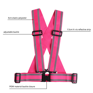 Polyester Verstelbare Band Veiligheidsbescherming Jack Hoge Zichtbaarheid 360 Graden Reflecterende <span class=keywords><strong>Vest</strong></span> Voor Fietsen Hardlopen 'S Nachts - Product Image 3