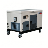 Générateur d'essence triphasé 40 kW à faible bruit, refroidi par eau, AVR 100 % cuivre pour utilisation sur chantier
