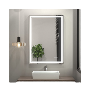 Miroir de salle de bain LED Daystar Trade avec capteur tactile et design rectangulaire moderne - Product Image 1