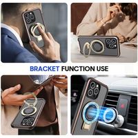 Armure de luxe Design Defender 360 support de bague de couverture complète matériau TPU PC pour iPhone 15 Pro Max étui avec chargeur sans fil