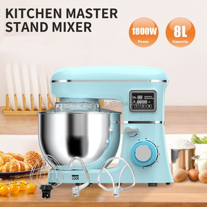 Robot pâtissier électrique 8L 1800W pour la cuisine domestique, batteur à œufs, mélangeur de crème, machine de cuisson, batteur sur socle Kitchen Master - Product Image 6