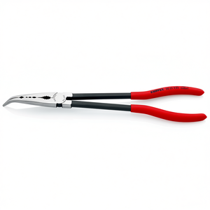 Pince à bec long Knipex 280 mm, outil de préhension de précision à mâchoires courbées - Product Image 1