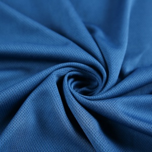 100% polyester teint tricoté <span class=keywords><strong>wathet</strong></span> net recyclé tissu de maille d'oeil d'oiseau - Product Image 4