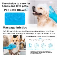 Gants de bain magiques en silicone pour animaux de compagnie, gants de lavage pour chats, gants de nettoyage pour animaux, gants de nettoyage pour lave-vaisselle, gants exfoliants