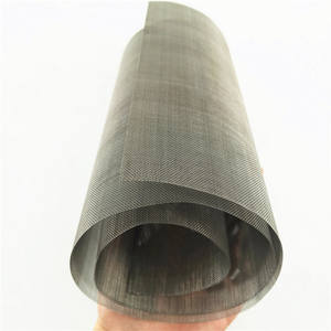 Ultra Fine 1.4571 316ti 321 347 Stainless <b>Steel</b> Plain Woven Anti-Corrosion <b>Wire</b> <b>Mesh</b> Screens Cutting/Welding for Filters - Product Image 1