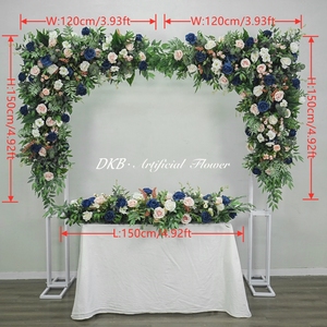 <b>Artificial</b> Silk Wedding Centerpiece Flower plants Background Decoration Hanging Arrangement - Product Image 2