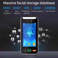 Aplicación WIFI Control de acceso de asistencia facial Huella digital AI Reconocimiento facial Tarjeta RFID Contraseña Software en la nube gratuito MQTT HTTP