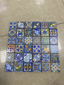Mattonelle stampate a getto d'inchiostro Morroco in marmo a mosaico - Product Image 5