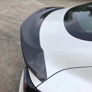 Becquet de coffre arrière en Fiber de carbone, aileron postérieur stylé compatible avec le modèle <span class=keywords><strong>Tesla</strong></span> <span class=keywords><strong>3</strong></span>, becquet noir Type V 2014 + - Product Image 2