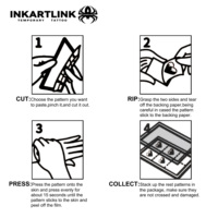 Masque balaclava réaliste AK47 personnalisé Boldink, tatouage au stylo à encre Jagua, imperméable, longue durée (2 semaines), encre à tatouer.