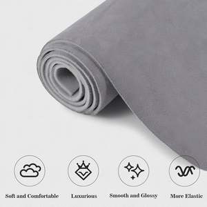 Rollo de terciopelo automotriz gris de lujo-Elección de <span class=keywords><strong>tapicero</strong></span> <span class=keywords><strong>profesional</strong></span> - Product Image 3