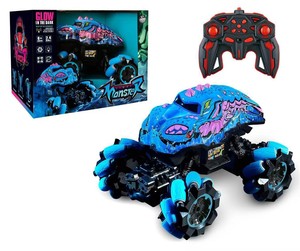 Auto Telecomandata RC 2.4G 4WD Fuoristrada a Doppia Faccia con Rotazione a 360°, Giocattolo per Acrobazie - Product Image 1