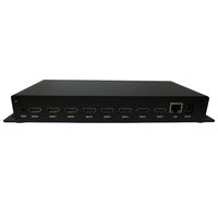 Codificador de Audio y Video HD de 8 Canales H.265 H.264 de Baja Latencia, Codificador RTMP para Transmisión en Vivo IPTV