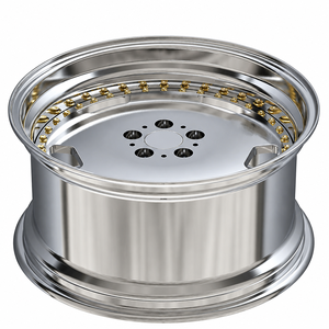Jantes forgées sur mesure Viaol 2 pièces 18x8.5 18x10 19x10.5 5x112MM Argent Aero 5 trous compatibles avec Mercedes <span class=keywords><strong>R129</strong></span> SL500 <span class=keywords><strong>SL600</strong></span> - Product Image 3