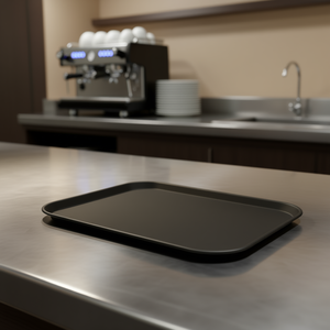 Plateau de service élégant en plastique de qualité supérieure pour utilisation en restaurant, incassable et compatible lave-vaisselle, qualité commerciale, finition polie solide - Product Image 2