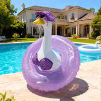 H54-1 Vente en gros Ensemble de bikini en tissu pour canard de peluche, style estival bord de mer, compatible avec canard de peluche de 23 pouces