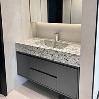 Dalles de granit blanc Galaxy de qualité supérieure, découpées à la machine, design moderne et personnalisé pour l'extérieur, salon, cuisine, escaliers, vente en gros directe usine