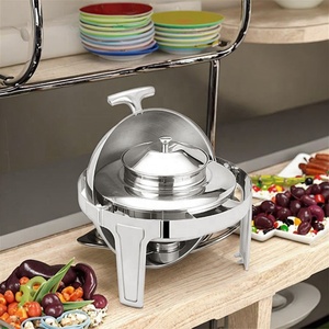 Estación de Sopa Redonda de Acero Inoxidable Económica para Chefs Profesionales, a Gas/Eléctrica, con Función de Fácil Limpieza - Product Image 4