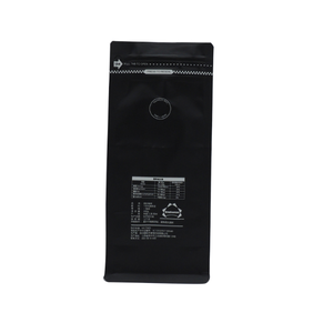 Sacchetto Personalizzato per Confezionamento <span class=keywords><strong>Caffè</strong></span> in Grani con Fondo Quadrato, Busta in Plastica e Carta Kraft con Valvola e Fondo Rinforzato - Product Image 3