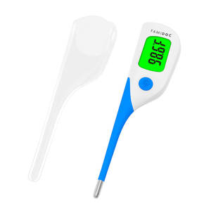 Termometer Digital Digital untuk bayi, MDR dan 510K bersertifikat demam klinis, termometer Digital untuk bayi ujung fleksibel, anti air, ketiak/mainan seks/oral - Product Image 2