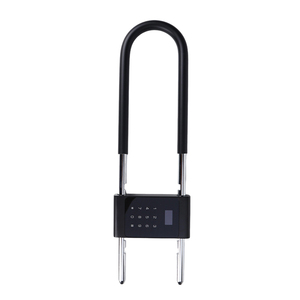 Combination U-shaped <strong>Lock</strong> Glass Door Fingerprint Double Door Shop Shop U-shaped Plug <strong>Lock</strong> Electronic Padlock Smart Door <strong>Locks</strong> - Product Image 5