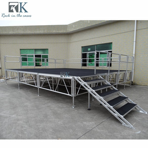 เวทีพกพาสำหรับงานอีเว้นท์ เวทีเคลื่อนที่สำหรับคอนเสิร์ตกลางแจ้ง เวทีอลูมิเนียมสำหรับโบสถ์ แท่นเวทีแบบเคลื่อนย้ายได้ - Product Image 5