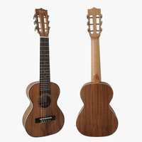 Wholesale Factory Price Aiersi Brand High Quality 28 Inch Koa Guitarlele 6 String Travel Mini Hawaii Guitar Musical Instrument