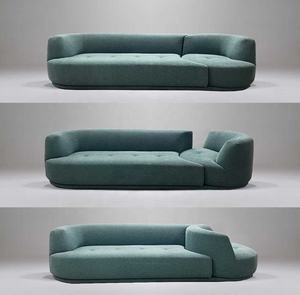 Foshan profesional de alta gama de tela moderna Bordone sofá seccional conjunto sillones giratorios fabricante de muebles - Product Image 5