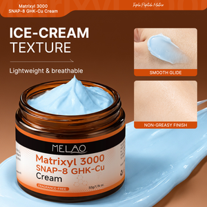 Crème de nuit ODM Matrixyl 3000 GHK-Cu SNAP-8 raffermissante anti-rides hydratante à la céramide et au squalane pour le soin de la peau de nuit - Product Image 4