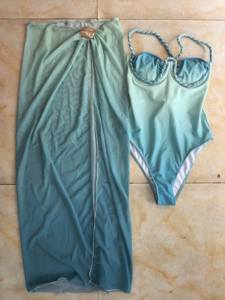 Ensemble <span class=keywords><strong>de</strong></span> <span class=keywords><strong>maillot</strong></span> <span class=keywords><strong>de</strong></span> <span class=keywords><strong>bain</strong></span> deux pièces <span class=keywords><strong>tendance</strong></span> pour <span class=keywords><strong>femme</strong></span> avec soutien-gorge tressé à armatures et jupe coquillage – Joli ensemble <span class=keywords><strong>de</strong></span> plage S-XL - Product Image 2