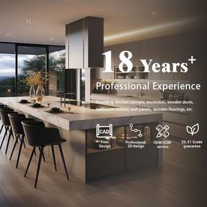 Juegos de Cocina Completos de Fábrica de Foshan, Muebles de Cocina Ecológicos con Acabado Lacado, Diseño Moderno, Gabinetes de Cocina de Madera Personalizados - Product Image 5