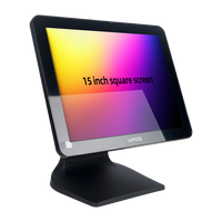 8G + 128G 15 \ "écran unique tout-en-un capacitif Windows POS Terminal gros caisse enregistreuse POS système