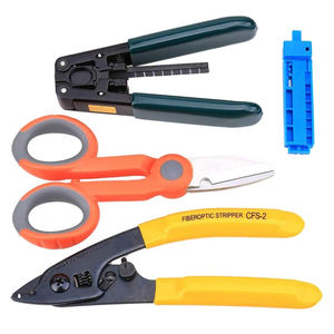 4 in1 مجموعة أدوات ألياف بصرية مقص جلد الألياف متجرد الثابتة طول التحكم CFS-<span class=keywords><strong>3</strong></span> كابل ضوئي المتعرية - Product Image 1