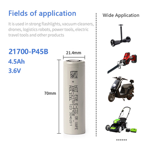 고성능 고용량 몰리셀 Inr21700 P45b 4500mah <span class=keywords><strong>45a</strong></span> 충전식 배터리 - Product Image 6
