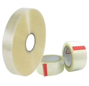 उच्च गुणवत्ता वाले कस्टम आकार <span class=keywords><strong>3</strong></span> इंच स्पष्ट पारदर्शी चिपकने वाला पैकेजिंग टेप ऐक्रेलिक दबाव संवेदनशील क्राफ्ट पेपर कस्टम प्रिंटिंग - Product Image 1