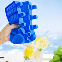 Moule à Glace en Silicone 8 Cavités, Qualité Alimentaire, Sans BPA, Durable, pour Sucettes Glacées Maison, Bricolage Enfant