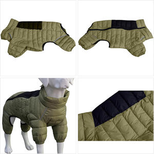 Neue Haustier kleidung Warme umwelt freundliche Klassiker Solid Dog Winter Wind dichte kälte feste Baumwoll jacke - Product Image 2