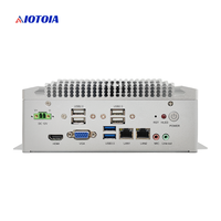 Mini PC sans ventilateur, ordinateur embarqué industriel, processeur Celeron J1900, Celeron J6412, Core I5 4300U, 2 LAN, 6 USB, 6 COM, M51 I5 8