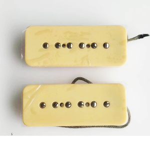 Großhandel Alnico 5 Magnet Elfenbein Seifens tange Single Coil <span class=keywords><strong>Pickup</strong></span> P90 Gitarren <span class=keywords><strong>Pickup</strong></span> für E-Gitarren-Teile - Product Image 2