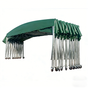 Taille : L 10m * L 5m * H 3m Auvent escamotable pliant mobile en PVC, Tente de stockage - Product Image 3