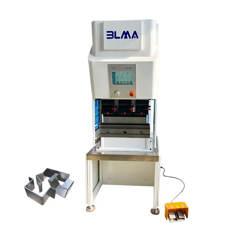 BLMA 2023 nuevo CNC prensa plegadora 6T 400mm completamente automático Mini máquina dobladora de placa de hoja eléctrica