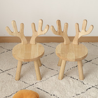 Petit tabouret en bois massif de style nordique, chaise à dossier pour la maison, tabouret pour enfant, repose-pieds pour changer de chaussures, tabouret bas pour la maison, Chine