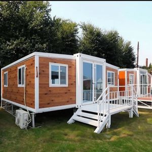 Café conteneurisé, maison mobile portable, maison modulaire, cabane de <span class=keywords><strong>piscine</strong></span> extensible, maisons préfabriquées - Product Image 5