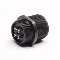 Connecteur circulaire robuste MS3101A18-10P MS3101A18-10S à 4 broches, 500V 23A, prise filetée en ligne pour connexions de fils
