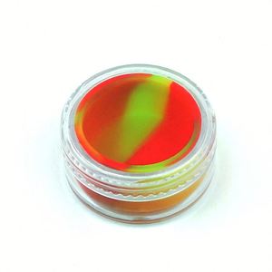 <b>Custom</b> Logo Wholesale Colorful 5ml 7ml 10ml Silicone Jar Container Acrylic Box for Rolling Tray Shop - Product Image 2